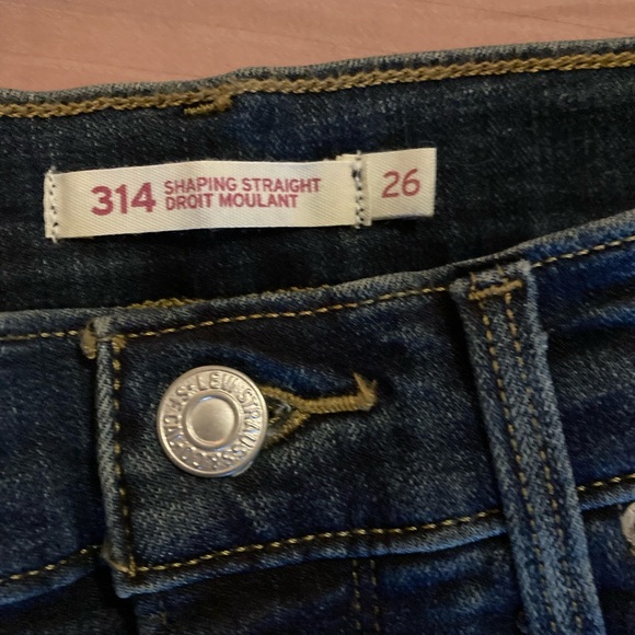 Levis 314 straight leg 26 - Picture 3 of 6
